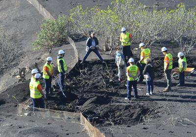 Parcelas afectadas por la erupción volcánica de Cumbre Vieja